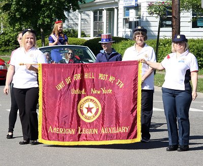 Auxiliary Unit 376 marching in the Memorial Day parade 2013.