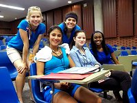 Lorrin Parks and other "citizens" at Empire Girls State 2013.