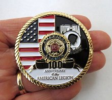 Centennial challenge coin for Chenango County.