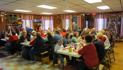 Volunteers from the NYS Veterans' Home luncheon.