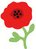 tiny poppy illustration