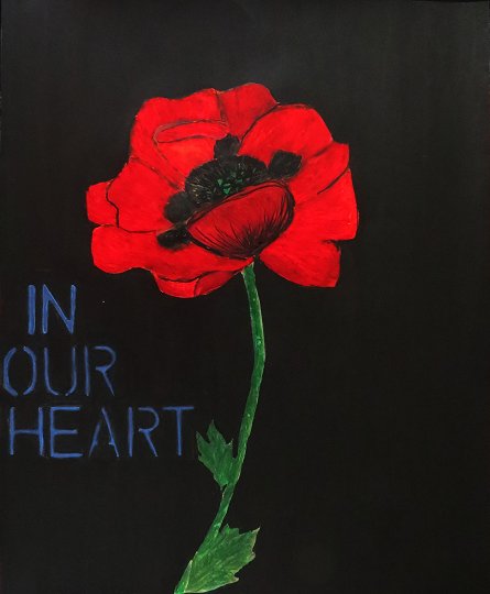 2nd place, High School Class poster by Shanee Baker-Bush