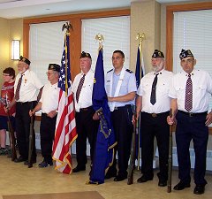 Legion ceremony at NYS Veterans' Home.