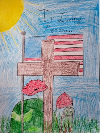 Emerson LaMonica's poster, Middle School, first place