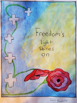 John Rovente's 2021 HS, winning poppy poster.